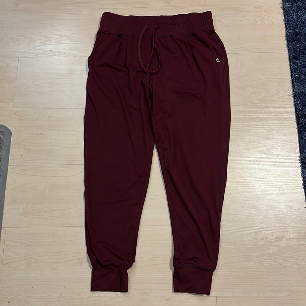 Senita Athletics Maroon Jogger Pants
